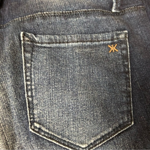 Khloe Kardahian Premium Denim. Dark Wash Curvy Slim Bootcut. Size 10 - Picture 5 of 11
